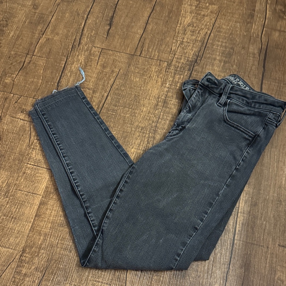 American Eagle Outfitters Dark Gray Skinny Jeans